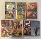 Lot Of 7 Disney Family / Kids VHS Video Tapes Brand New Sealed
