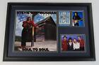 STEVIE RAY VAUGHAN & DOUBLE TROUBLE Signed Autograph Photo Display by 4 JSA BAS