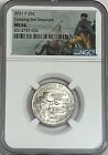 2021 P NGC MS66 CROSSING THE DELAWARE CLAD 25c QUARTER GREAT EYE APPEAL