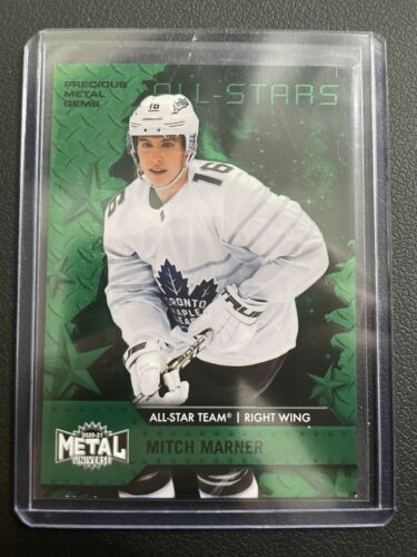 20-21 Skybox Metal Universe Green All-Stars Mitch Marner PMG  /10 MAPLE LEAFS