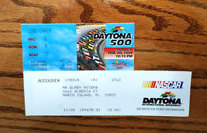1994 Daytona 500 Race Ticket Sterling Marlin Win Rodney Orr Debut Neil Bennett