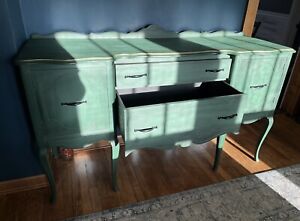 Vintage Refurbished 66” China Buffet No Damage Working Condition SEE PICTURES