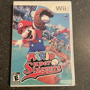 Used Mario Super Sluggers For Wii CIB Complete