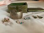 ANTIQUE VINTAGE JEWELRY COLLECTION with box 