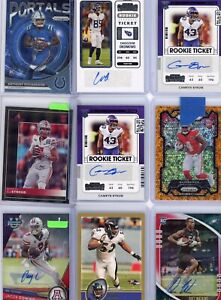 26 Card Lot Assorted Football Auto-Serial Numbered-Short Print-Rookie