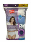 Hanes Women's 6 Pack Ultimate Cotton Comfort Ultra Soft Brief/Panti - Small & XL