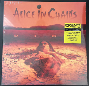 ALICE IN CHAINS DIRT OPAQUE YELLOW VINYL 2LP LIMITED EDITION IMPORT SEALED MINT