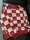 Acne Studios Pink and Red Wool Sweater