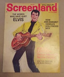Screenland Magazine Elvis Presley January 1965 Beatles Ann margaret
