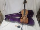 Antique HOPF 4/4 Violin German W/Case 2 Bows Vintage