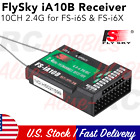 FlySky FS-iA10B Receiver 10CH For FlySky FS-i6 FS-i6S FS-i6X Transmitter USA