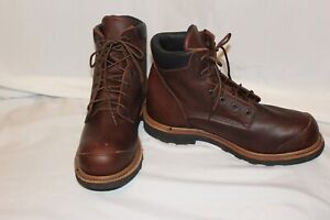 Chippewa Bolville Nano Brown Leather Work Boots Size 10 1/2EE