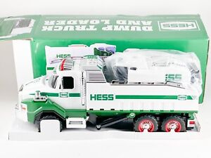 Hess Dump Truck and Loader 2017 New In Box *Damaged Box* - Trucks Great!