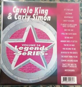LEGENDS KARAOKE CDG CAROLE KING & CARLY SIMON OLDIES POP #34 16 SONGS CD+G