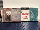 Country Cassette Singles Lot Untested Keith Whitley George Straight Clint Black