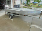 Landau 12 foot boat, motor and trailer for sale. No reserve! Final auction.