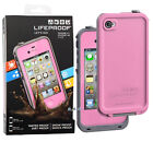 New Lifeproof fre Waterproof Protective Tough Case Cover For iPhone 4/ 4S - Pink