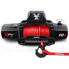 X-BULL Winch 10000lbs Electric Winch 12V Winch Synthetic Rope Winch Towing Truck (For: More than one vehicle)