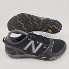 New Balance Minimus 10v3 Running Shoes Mens D 8 Black Gray Athletic Lace Up