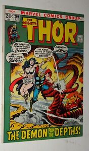 THOR # 204 JOHN BUSCEMA LOOKS VF WHITE PAGES 1972 MEPHISTO