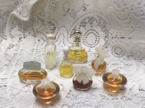 Lot Of 8 Vintage MINIATURE Perfume Mini Splash Spray Parfum  *READ*