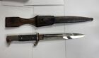 German Germany WW2 Baron Solingen Mauser K98 Dress Bayonet Knife w/ Scabbard