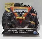 Monster Jam 1:87 Mini Collectible Monster Trucks 5-Pack with 1 Mystery Truck
