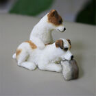 JJM Jack Russell Terrier Model Pet Dog Animal Figure Car Decor Collection Toy