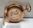 BEAUTIFUL ANTIQUE PENDANT POCKET WATCH 18k SOLID GOLD.