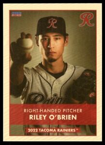 2022 Riley O'Brien Minor League Rookie Tacoma Rainiers AAA Seattle Mariners