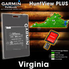 Garmin HuntView PLUS Map VIRGINIA - MicroSD Birdseye Satellite Imagery 24K Hunt