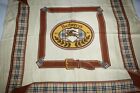Authentic Vintage BURBERRY Silk Square Italy 33.5