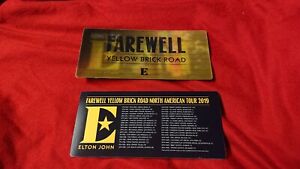 Elton John 3D Lenticular Collectible Ticket 2019 Farewell Yellow Brick Road Tour