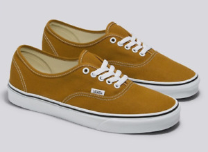 New Vans Authentic Color Theory Golden Brown Sneakers Low-Top Shoes 2023 size 12