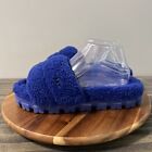 UGG COZETTA CURLY Womens Size 8 Shoes Slipper Slide Sandals 1130838 Blue