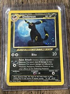 Pokémon Card/Umbreon Neo Discovery Set 13/75 Holo Rare