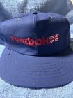 Vintage 90s Reebok Mens Blue Embroidered Logo Spellout Snapback Cap