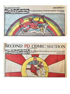Peter Max Memorabilia The Plain Dealer Second Comic Section 1971 FRAMED