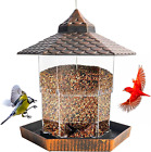 Bird Feeders for Outdoors Hanging, Retractable Wild Bird Feeder for outside
