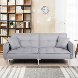 Convertible Sleeper Sofa Bed Couch Pull out Futon Sofas Daybed Recliner Couches