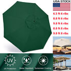 Patio Umbrella Market Table Outdoor Umbrella Replacement Canopy Cover 6.5-9.8FT