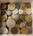 Large Lot of Vintage Foreign coins with Silver