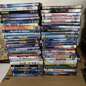 New ListingHuge Lot Of 52 Disney  DVD Movies Children Kids ALL DISNEY And More See Pictures