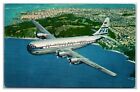 Postcard Pan American Pan Am Airlines Airplane Strato Clipper Vintage Aviation