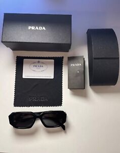Prada PR 17WS Black Sunglasses