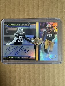New Listing2020 Panini Plates & Patches Marquee Marks Blue /50 Preston Smith #MM-PS Auto