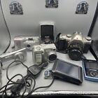 Lot of Vintage Cameras, GPS, & Cell Phone Electronics - All Untested-Nikon/Kodak