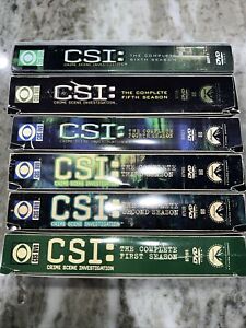 CSI Seasons 1-6 DVD Box Sets- Seasons 1 2 3 4 5 6