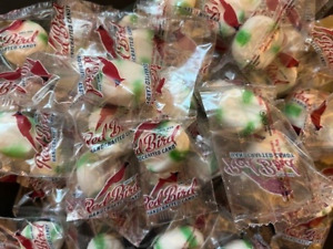 Red Bird WINTERGREEN Candy Puffs-(40 Individually Wrapped Pcs) Compare to Bob's
