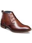 STACY ADAMS Mens Brown Kyron Round Toe Block Heel Leather Chukka Boots 11 M